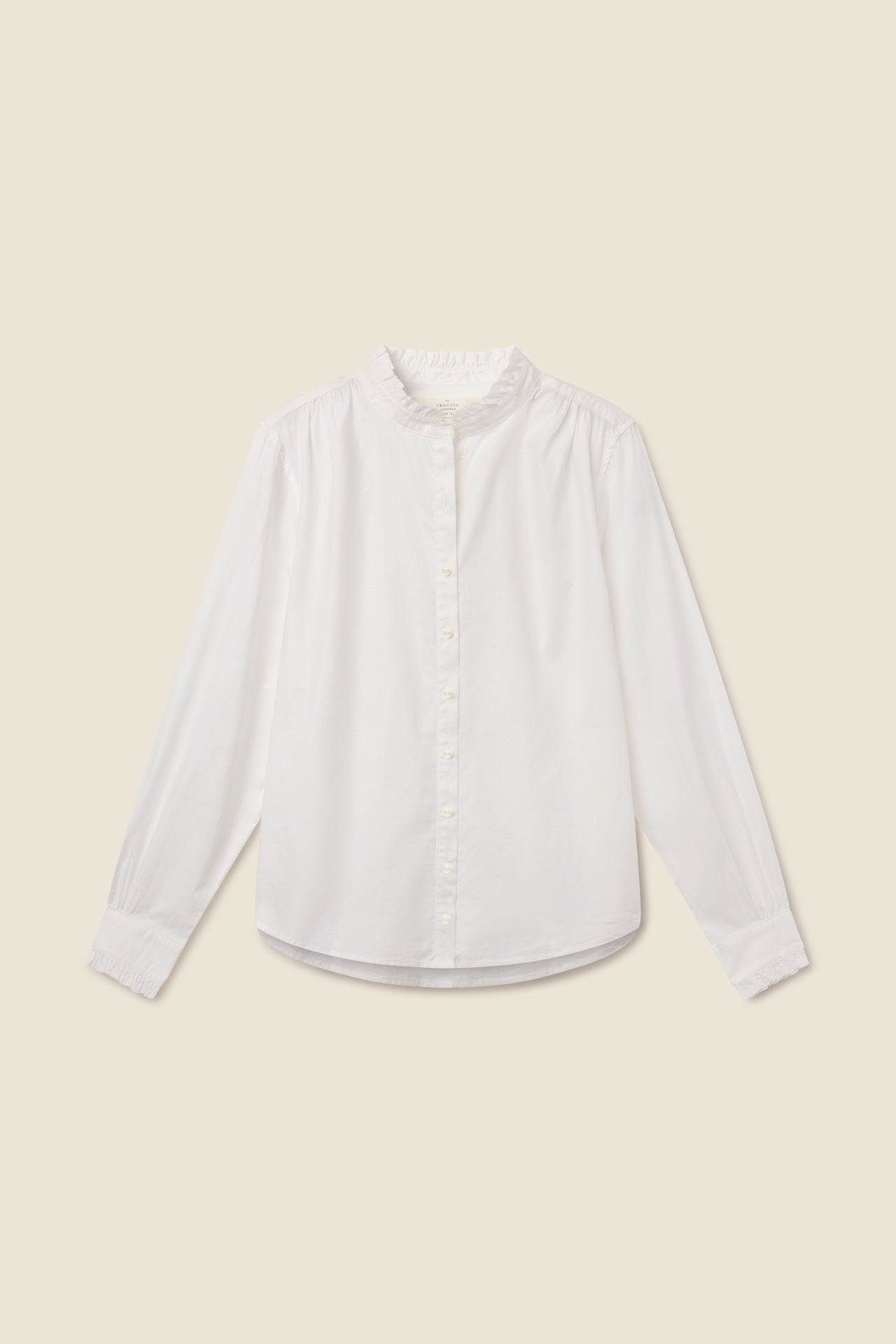 Trovata Rumi blouse in White, cotton