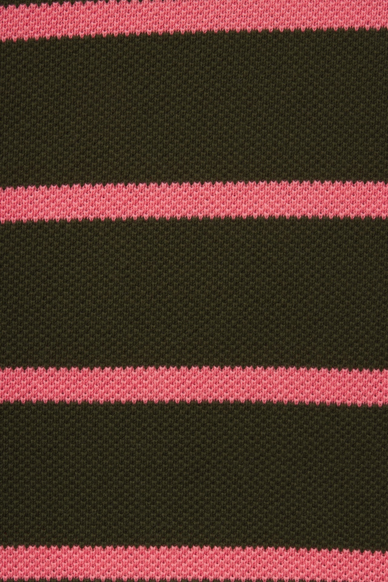 Trovata Olive Stripe fabric swatch, cotton
