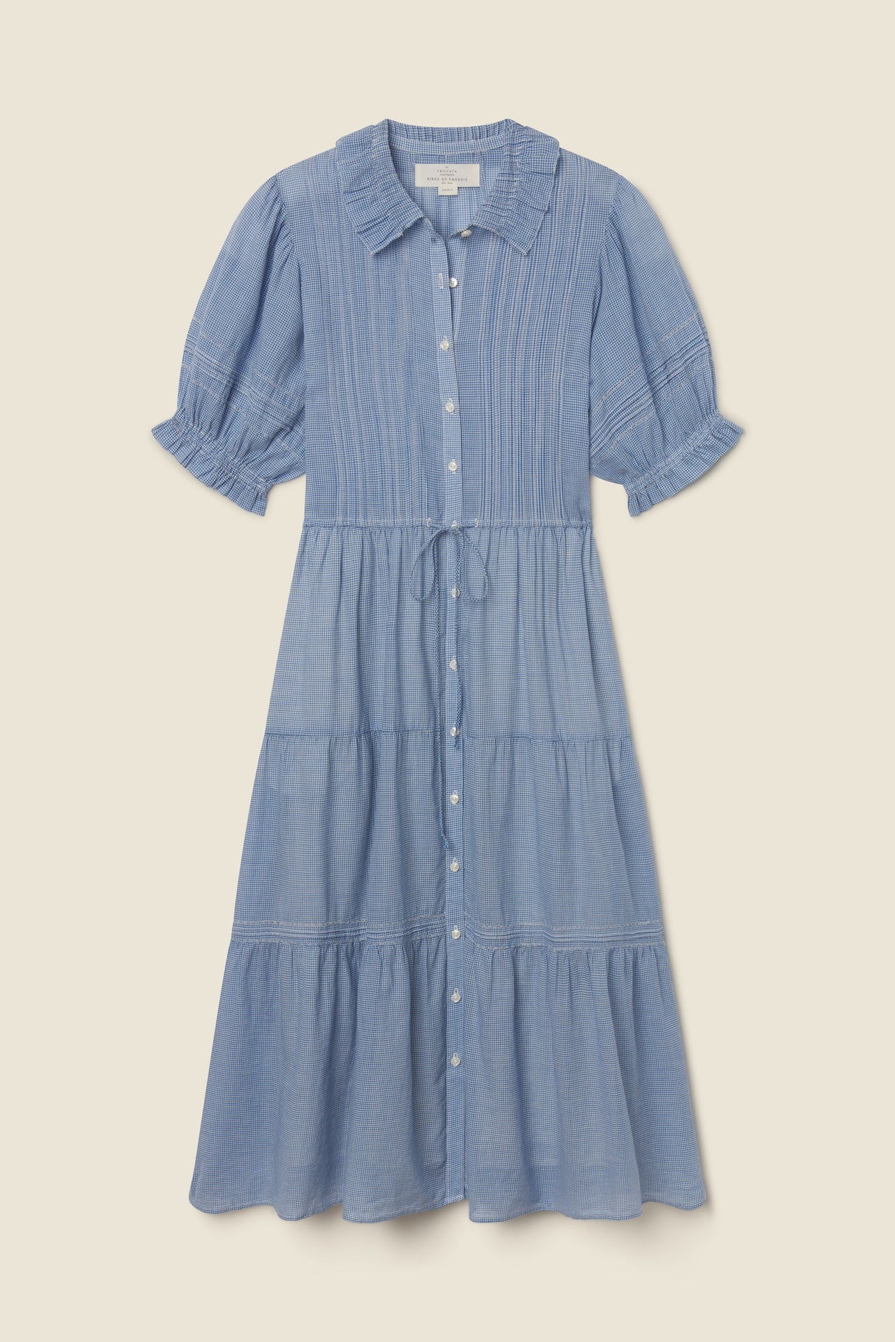 Trovata Elodie dress in Seabrook Gingham, cotton