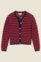 Vento Cardigan Pink Stripe