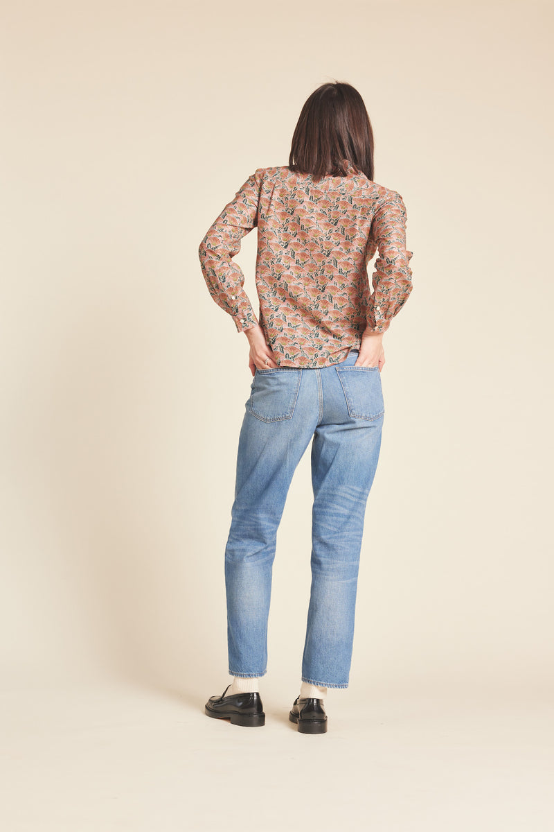 Jacquelin Shirt Fan Flower