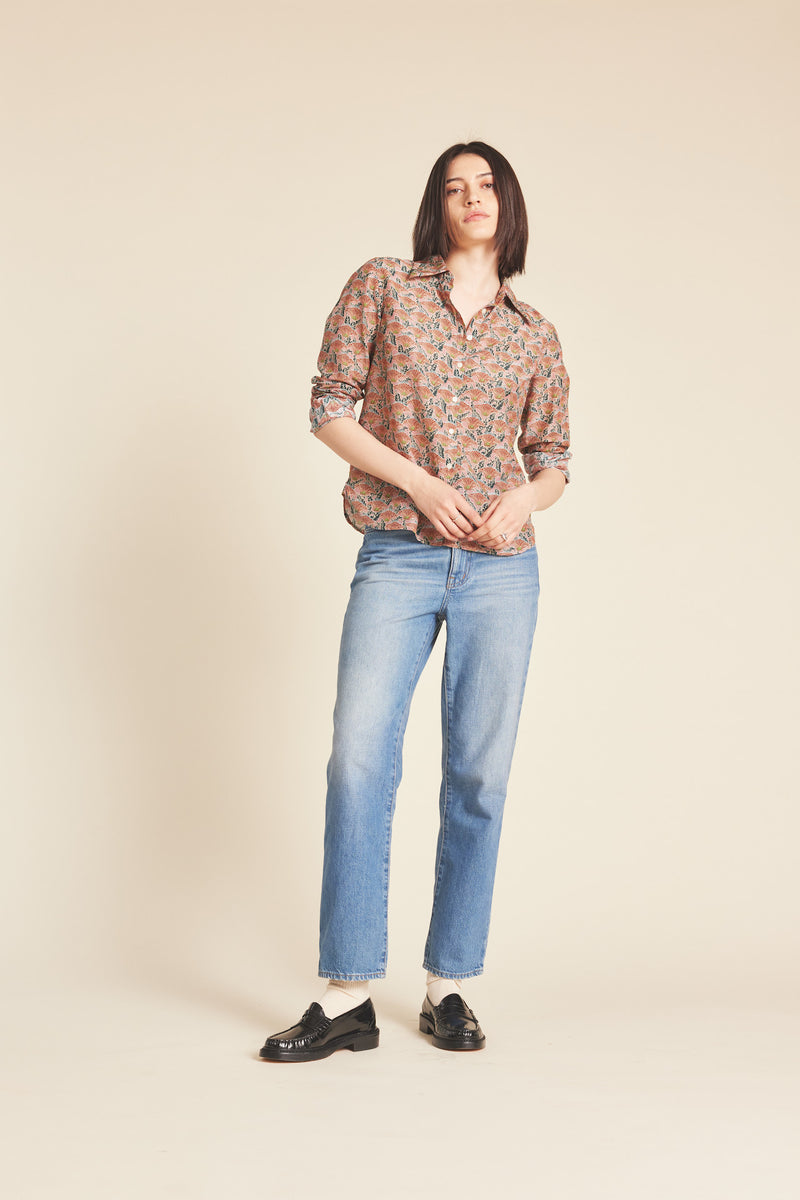 Jacquelin Shirt Fan Flower