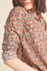 Jacquelin Shirt Fan Flower