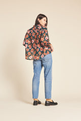 Lilly Blouse Carnation Print