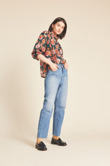 Lilly Blouse Carnation Print