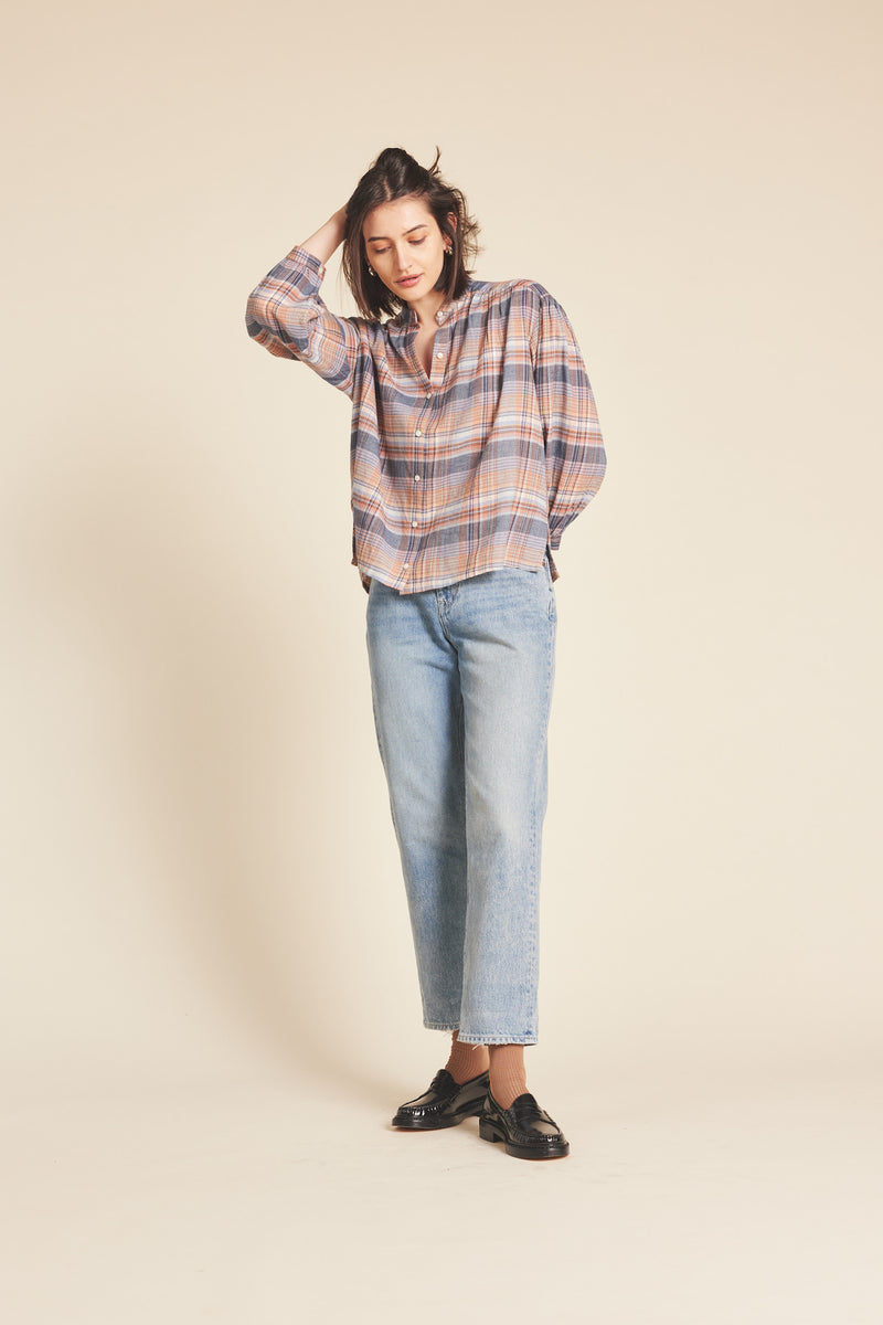 Lilly Blouse Eclipse Plaid