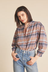 Lilly Blouse Eclipse Plaid