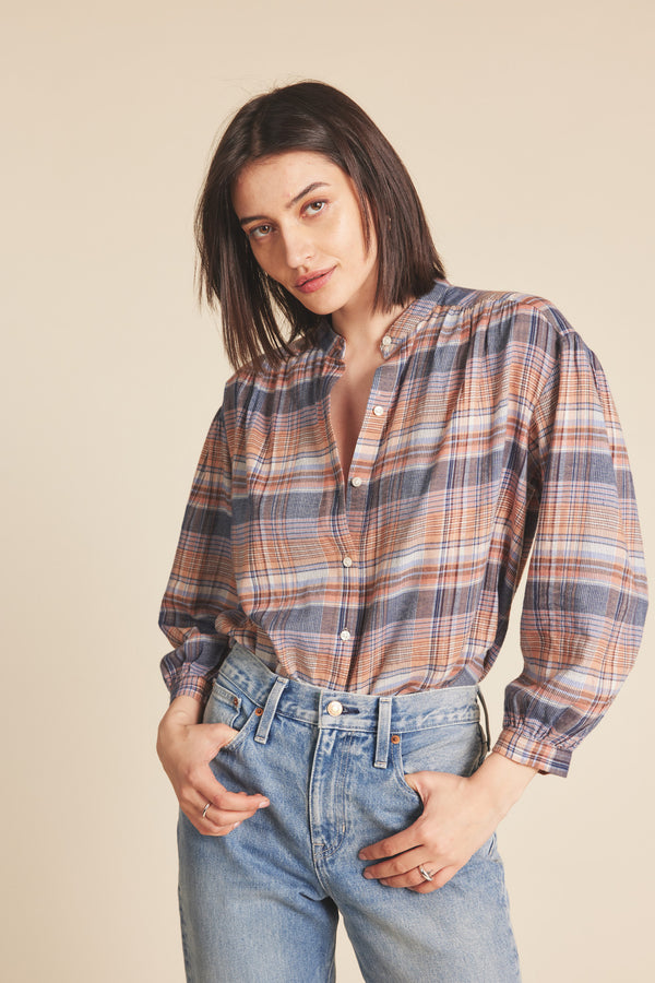 Lilly Blouse Eclipse Plaid
