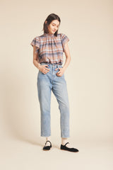 Carla Blouse Eclipse Plaid