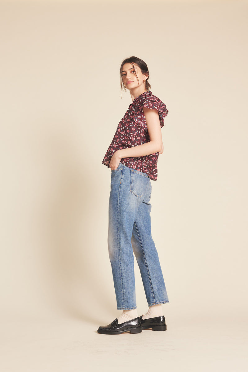 Clover Blouse Plum Blossom