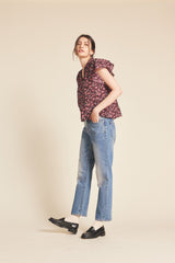 Clover Blouse Plum Blossom