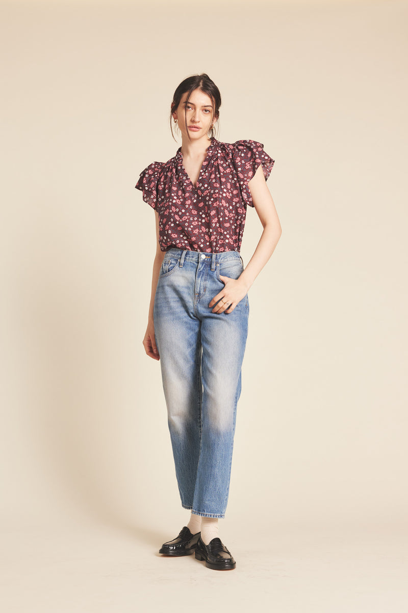 Clover Blouse Plum Blossom