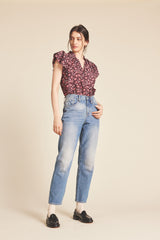 Clover Blouse Plum Blossom