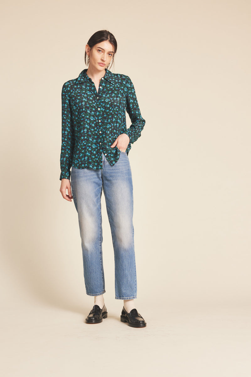 Jacquelin Shirt Blue Larkspur