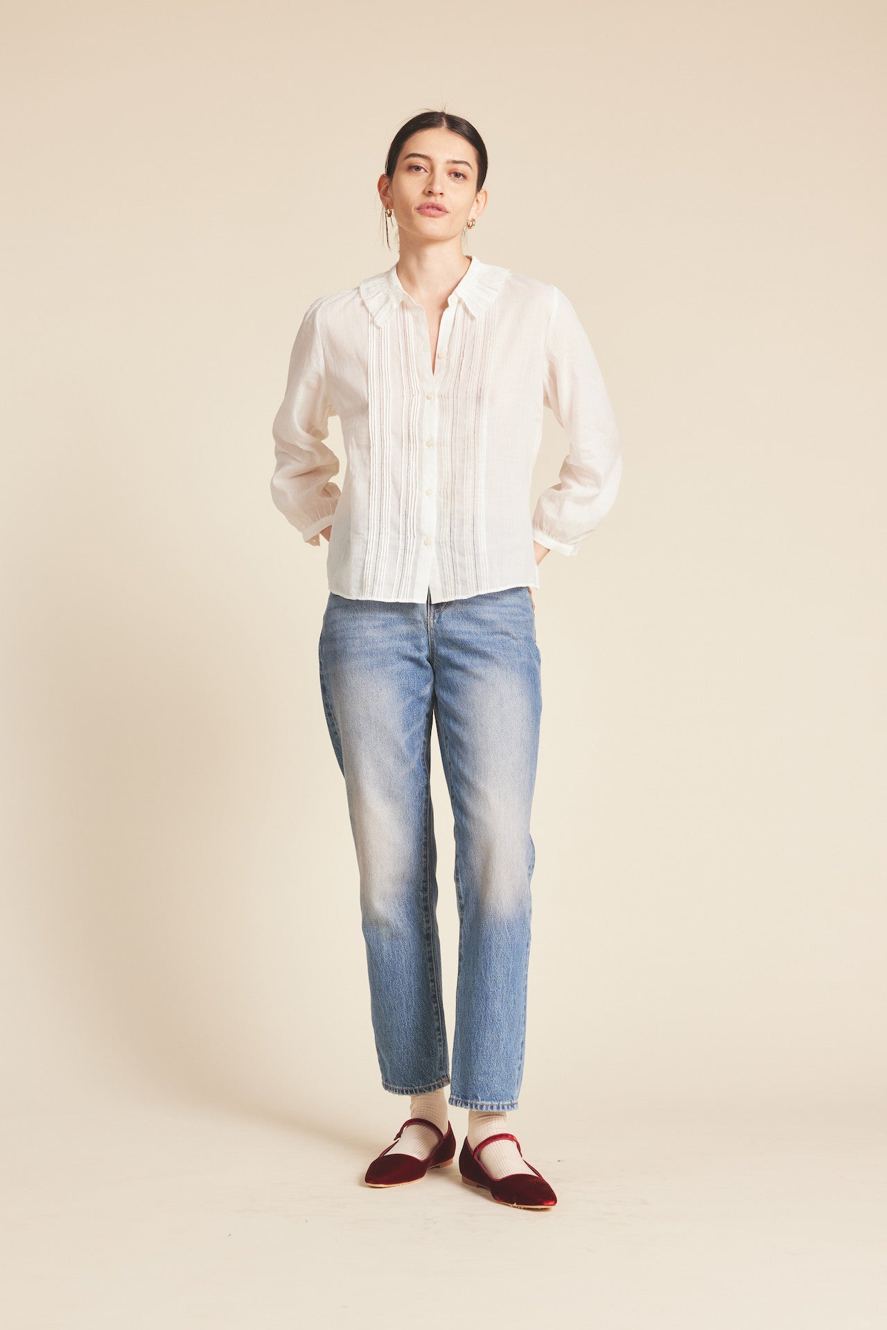 Alise Blouse Antique White
