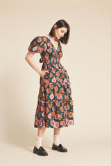 Nellie Dress Carnation Print