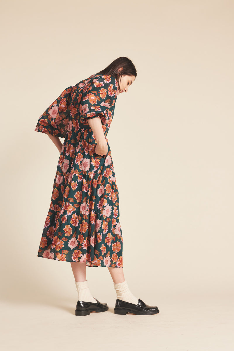 Sylvie Dress Carnation Print