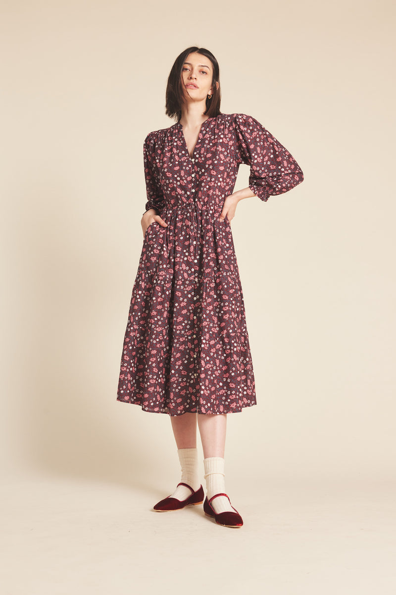 Sylvie Dress Plum Blossom