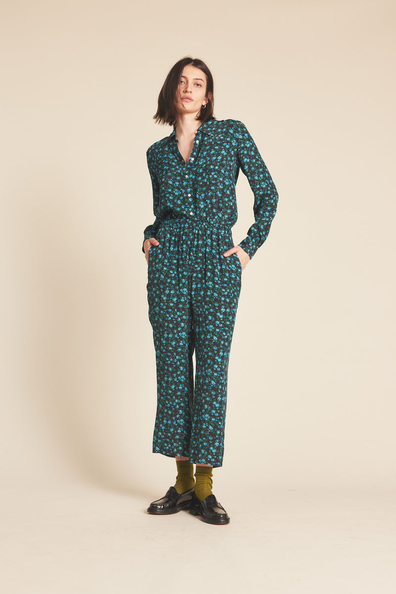 Leona Pant Blue Larkspur