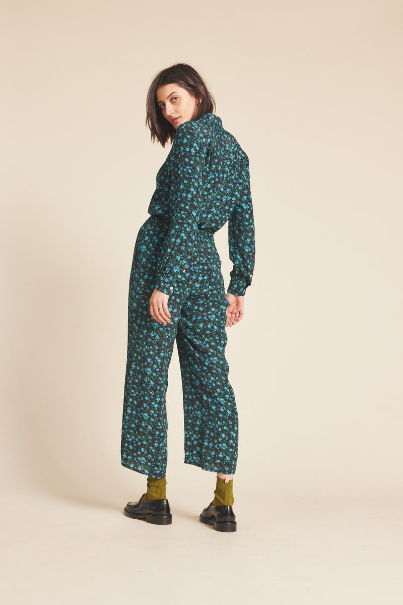 Leona Pant Blue Larkspur