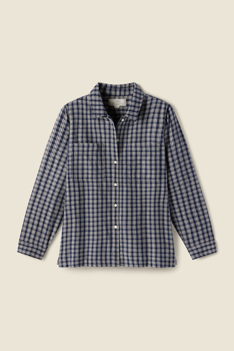 India Shirt Jacket Armada Plaid