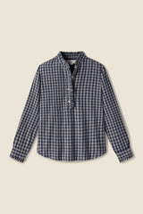 Breezy Blouse Armada Plaid