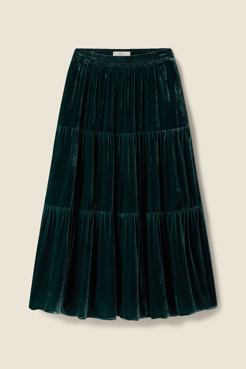 Makena "B" Skirt Ponderosa Velvet
