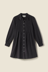 Olive Dress Black Poplin