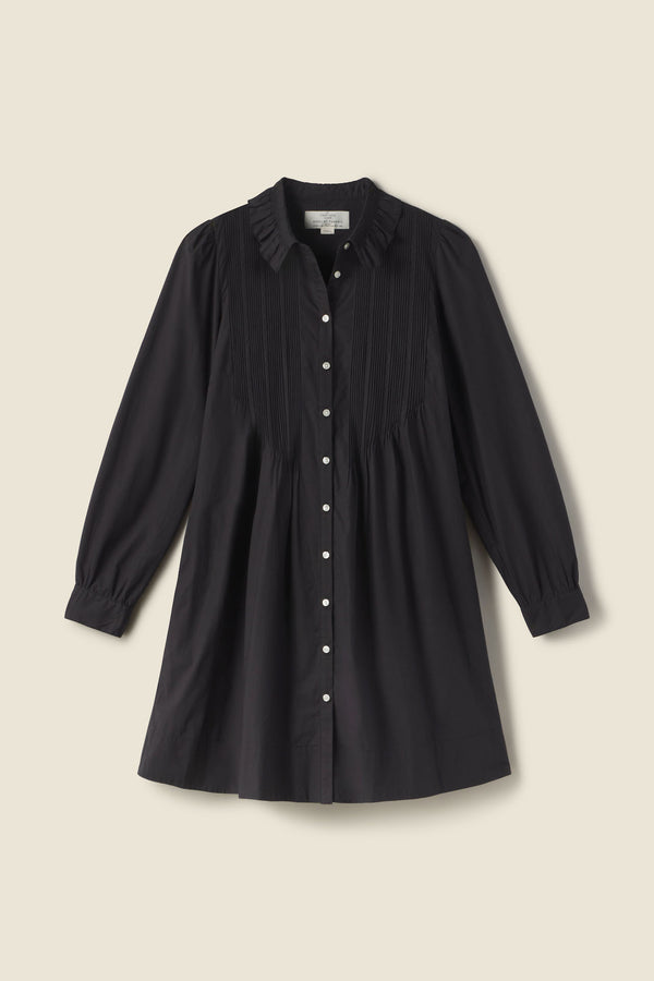 Olive Dress Black Poplin