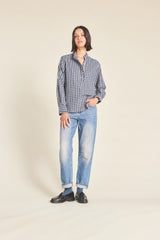 Breezy Blouse Armada Plaid