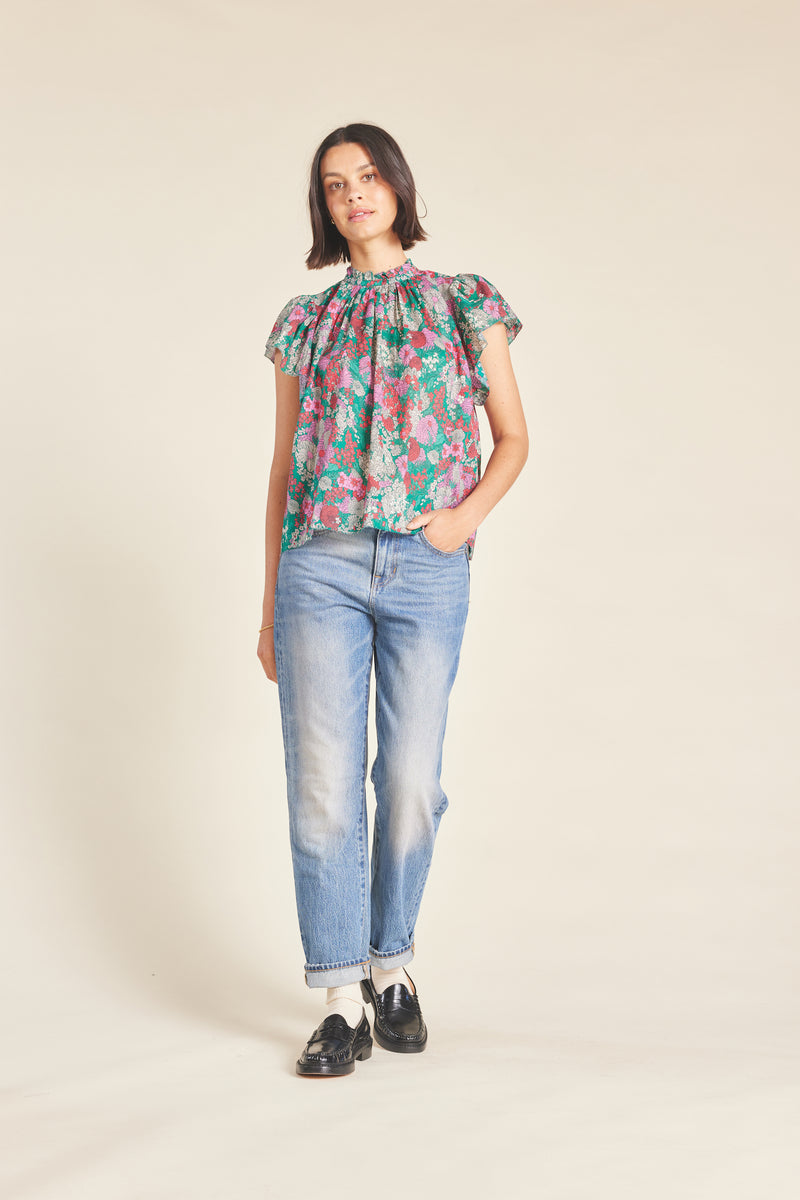 Carla Blouse Nouveau Garden