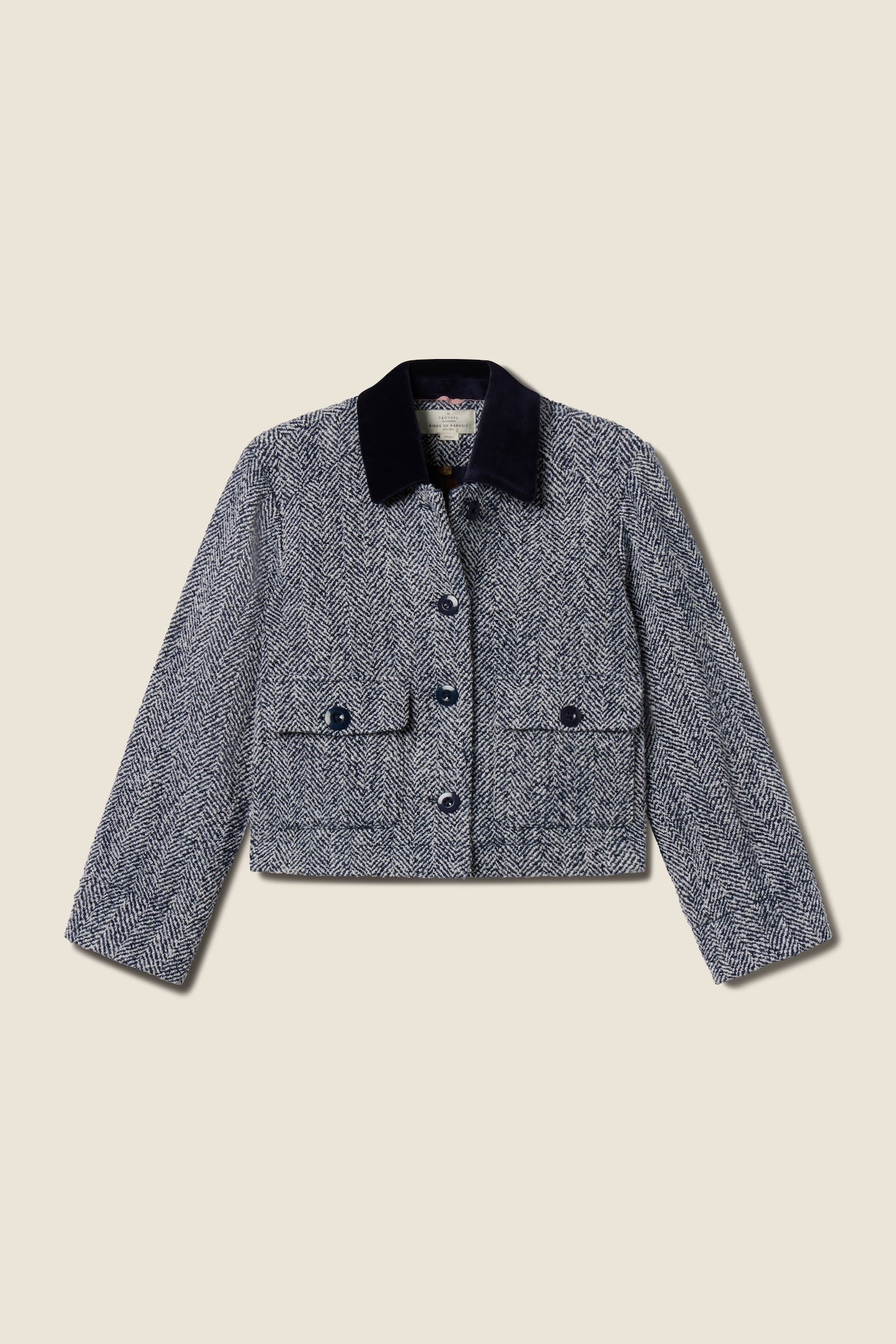 Atlas Jacket Navy Herringbone