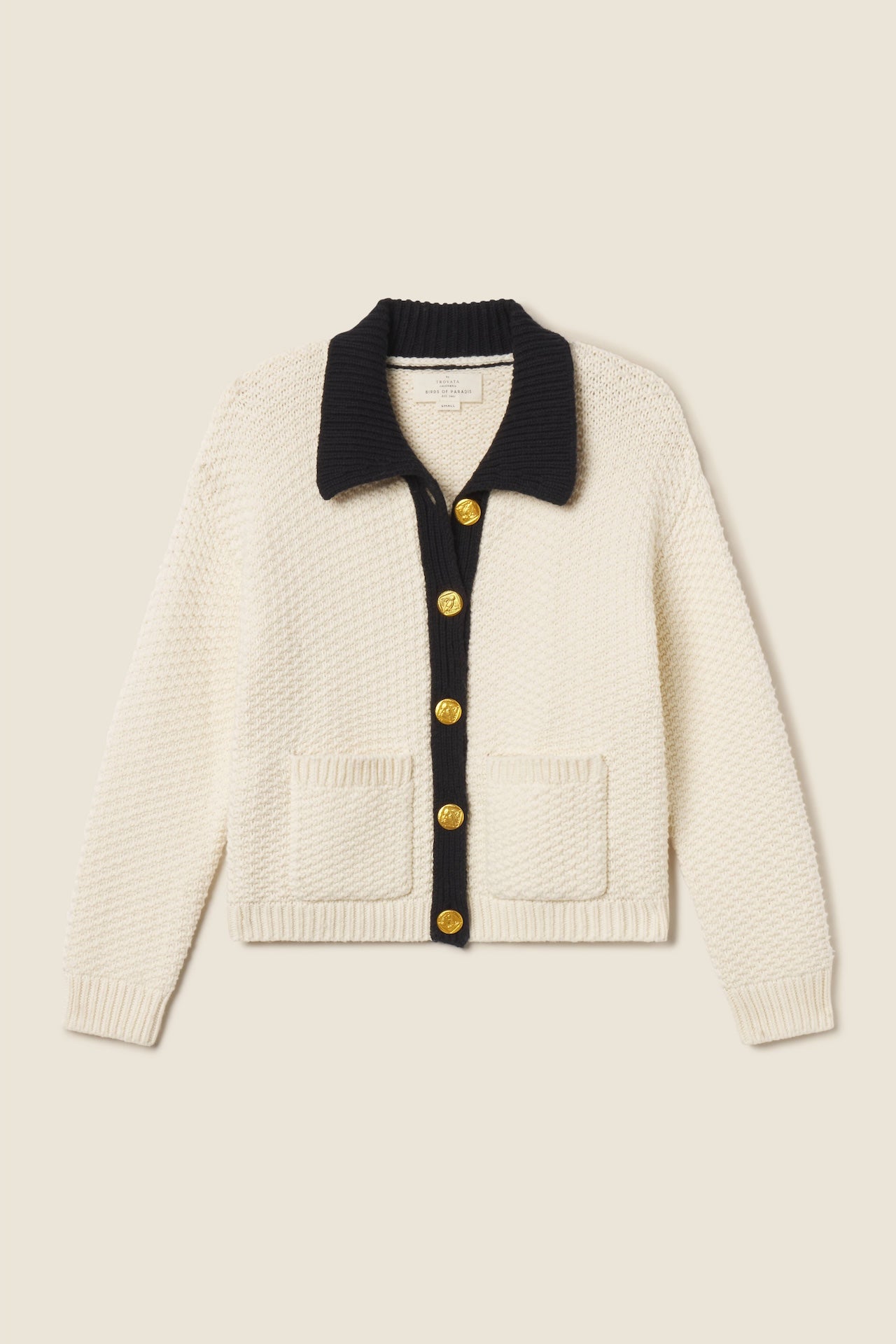 Posey Sweater Jacket Antique White