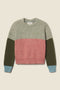 Cleo Sweater Grey Colorblock