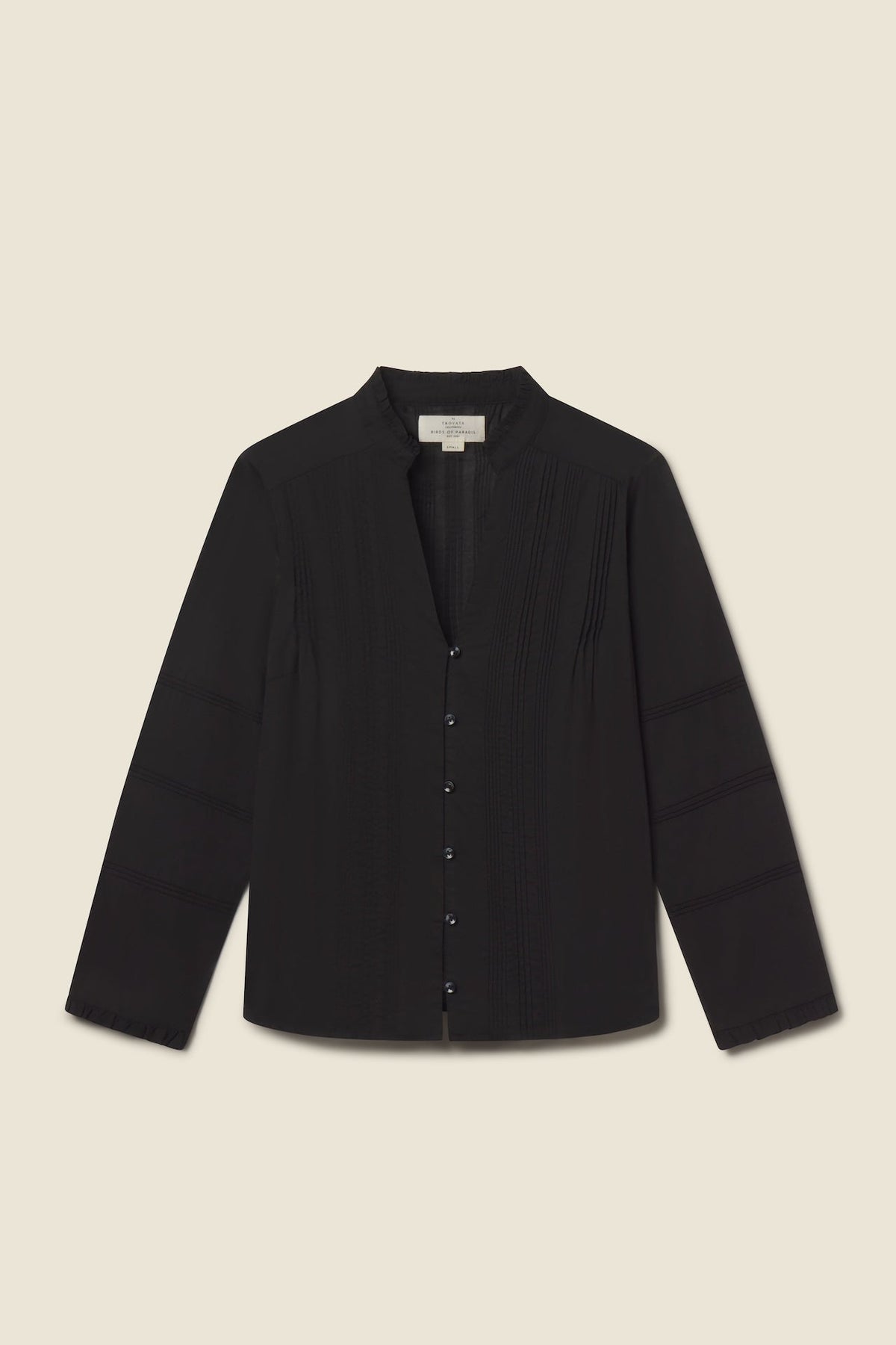 Trovata Maris blouse in Black, cotton