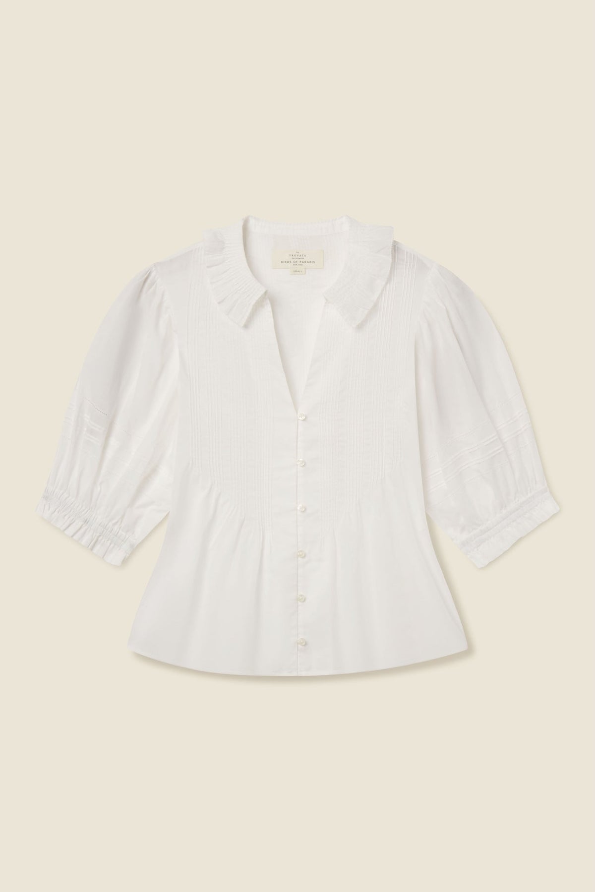 Trovata Amelie blouse in White, cotton
