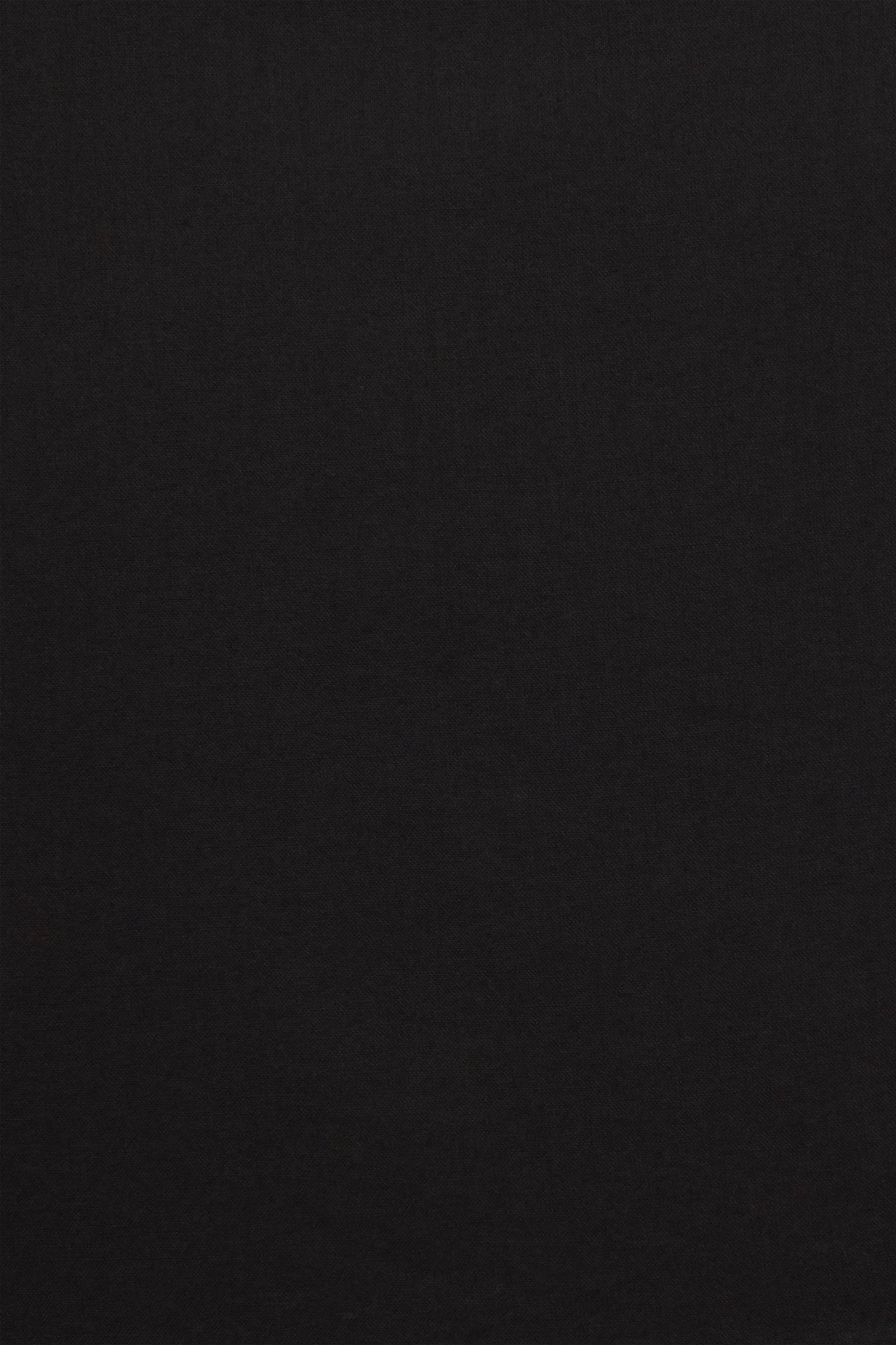 Trovata Black fabric swatch, cotton