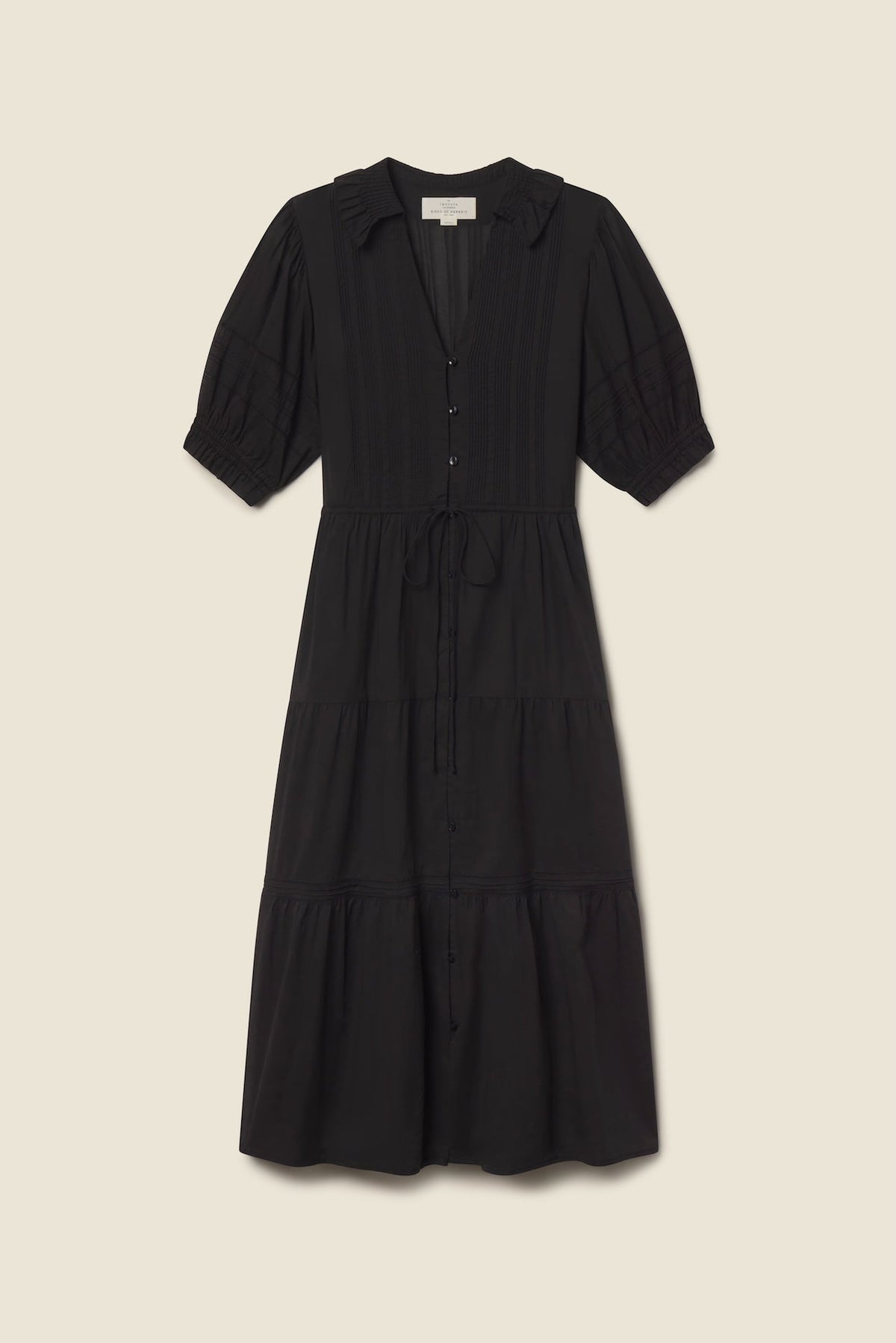 Trovata Yvette dress in Black, cotton