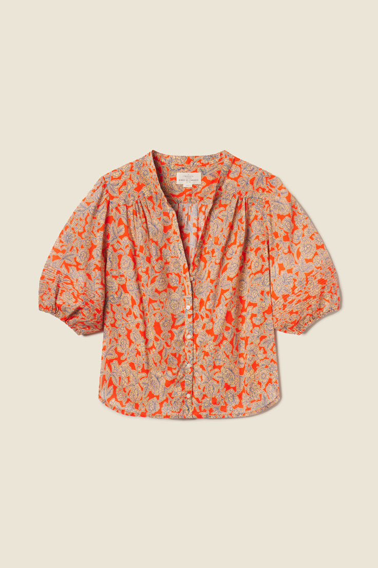 Loren Blouse Vermilion Vine