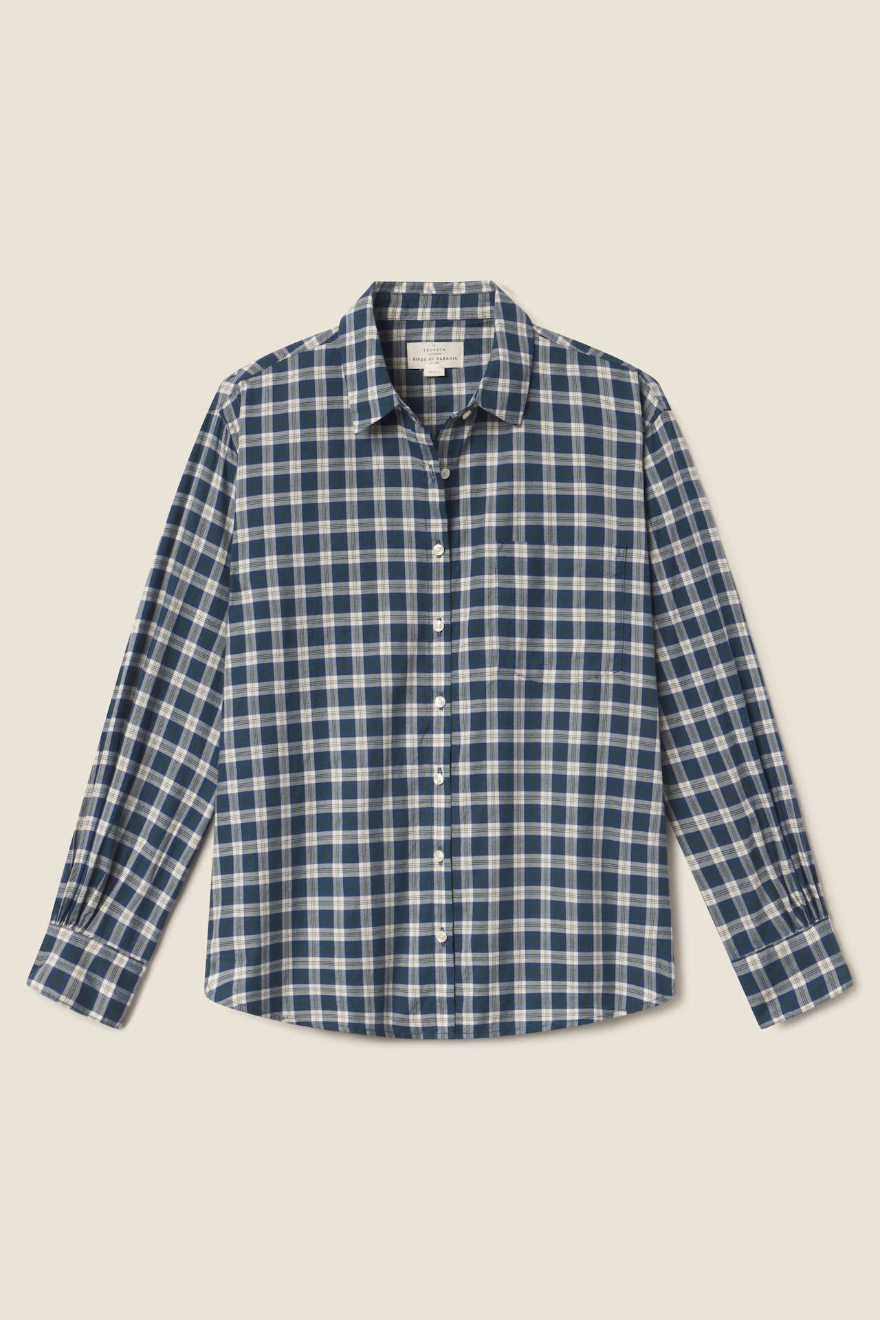 Blake Oversized Shirt Maritime Plaid