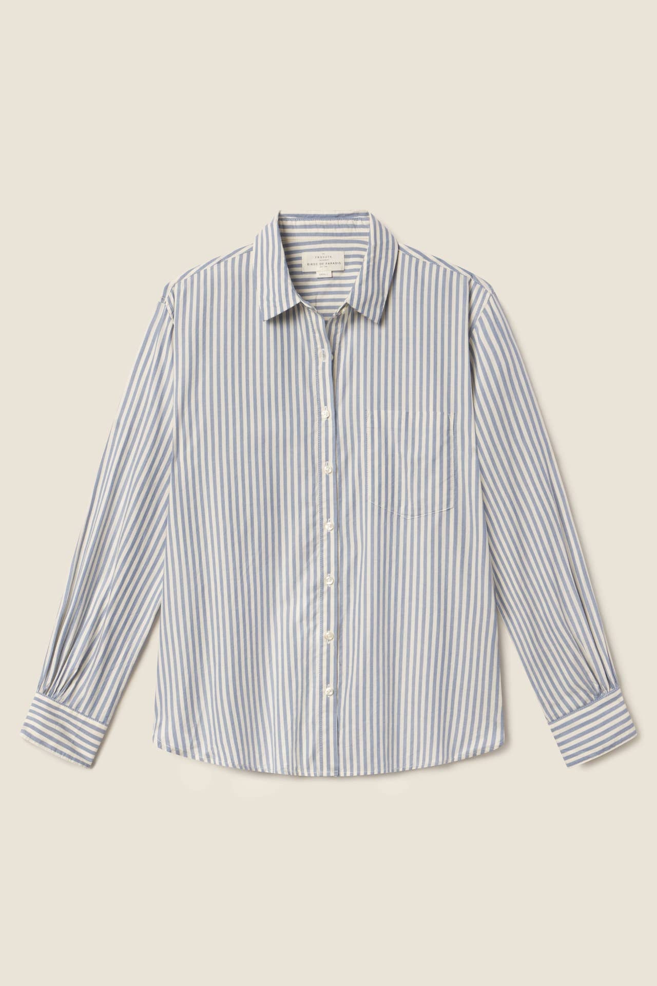 Blake Oversized Shirt Oceanview Stripe