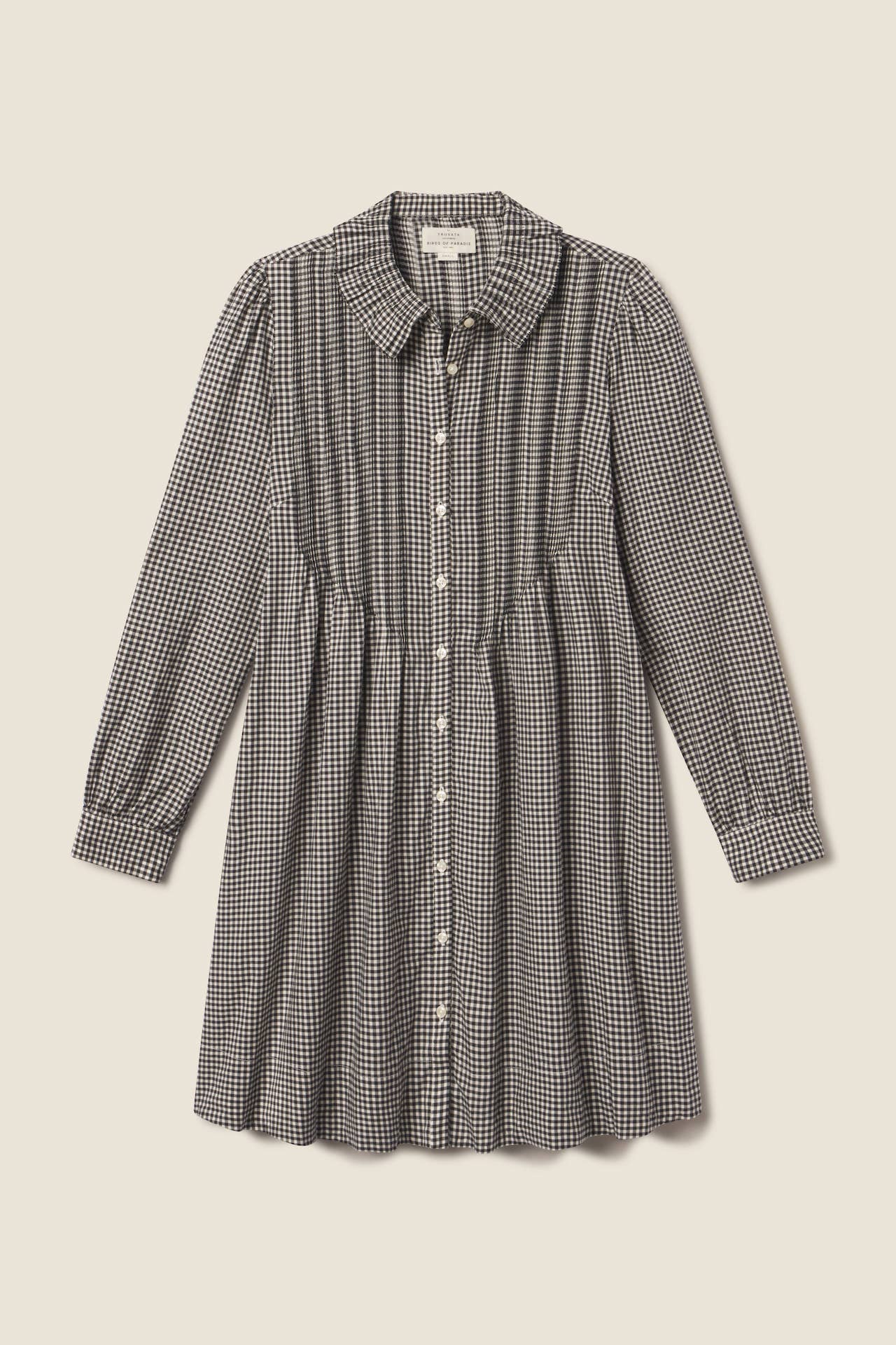 Olive Dress Onyx Check