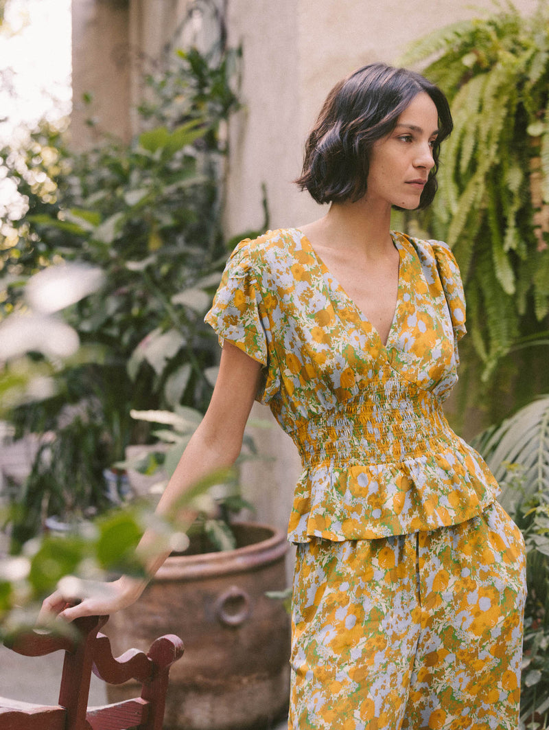 Paloma Blouse Golden Briar