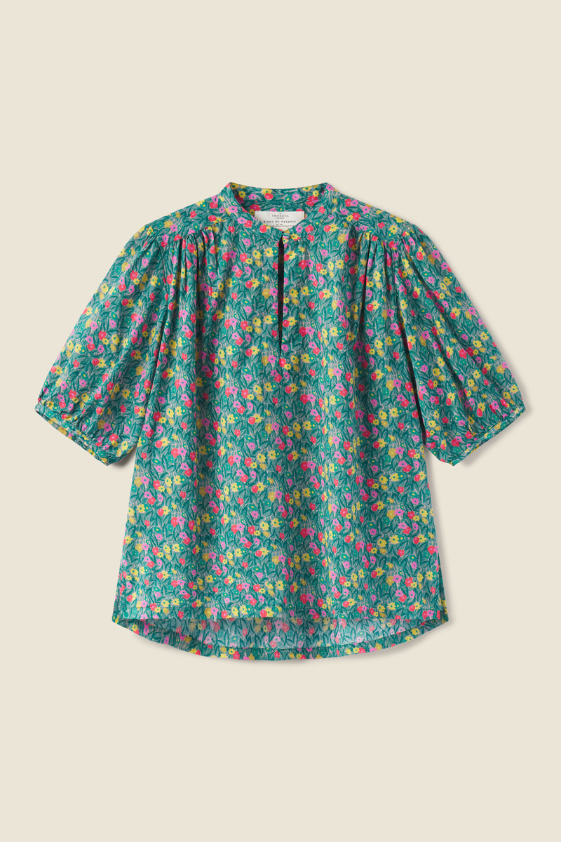 Aline Blouse Bold Leaflet