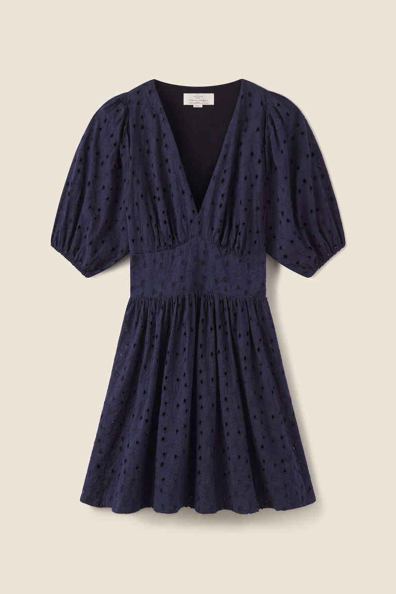 Gia Dress Inkwell Eyelet