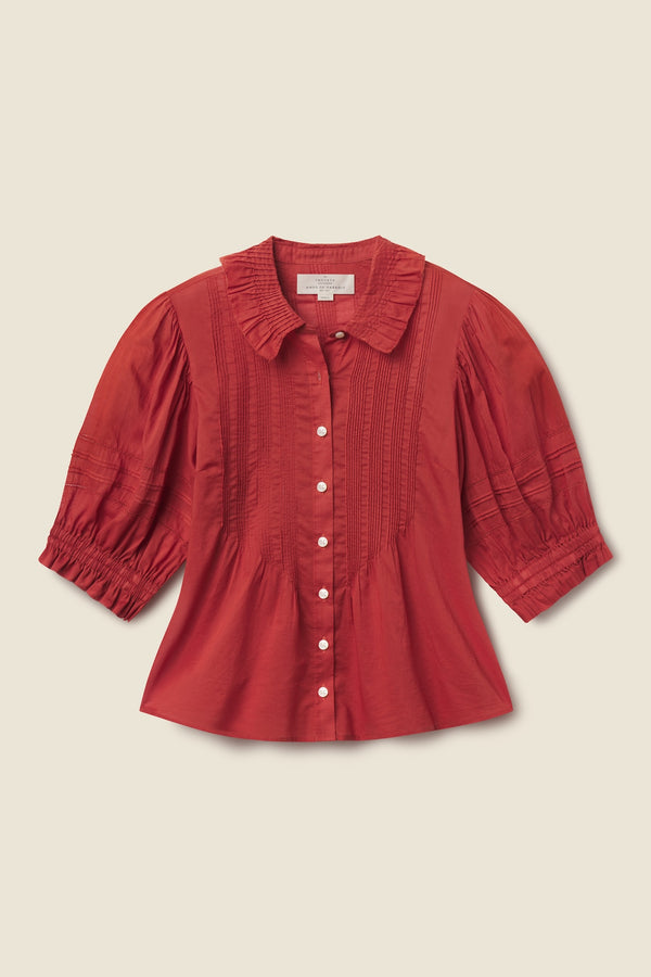 Jess Blouse Rusty Orange