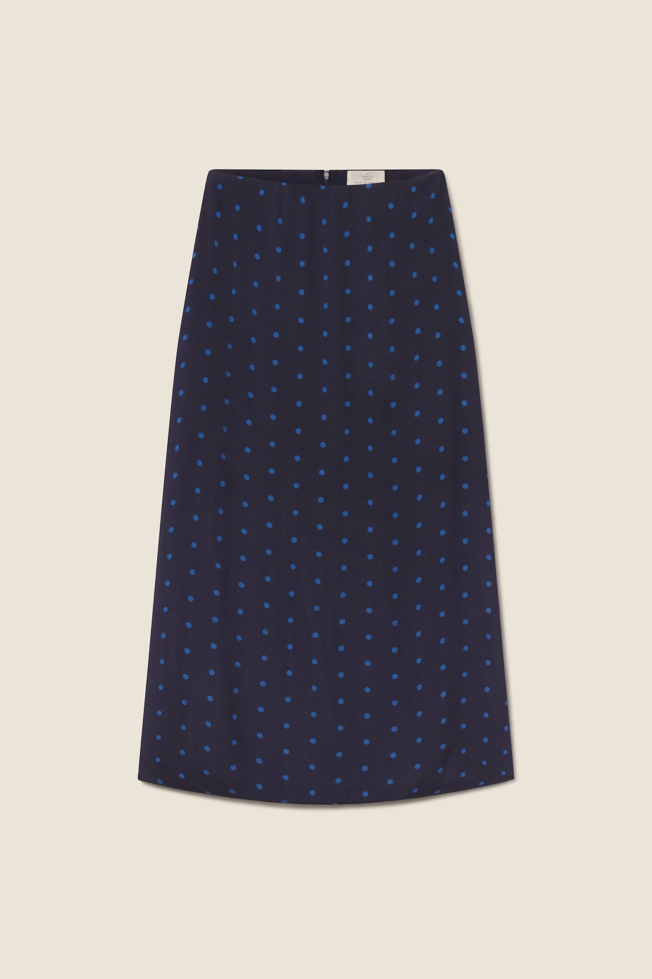 Demi Skirt Azure Polka Dot