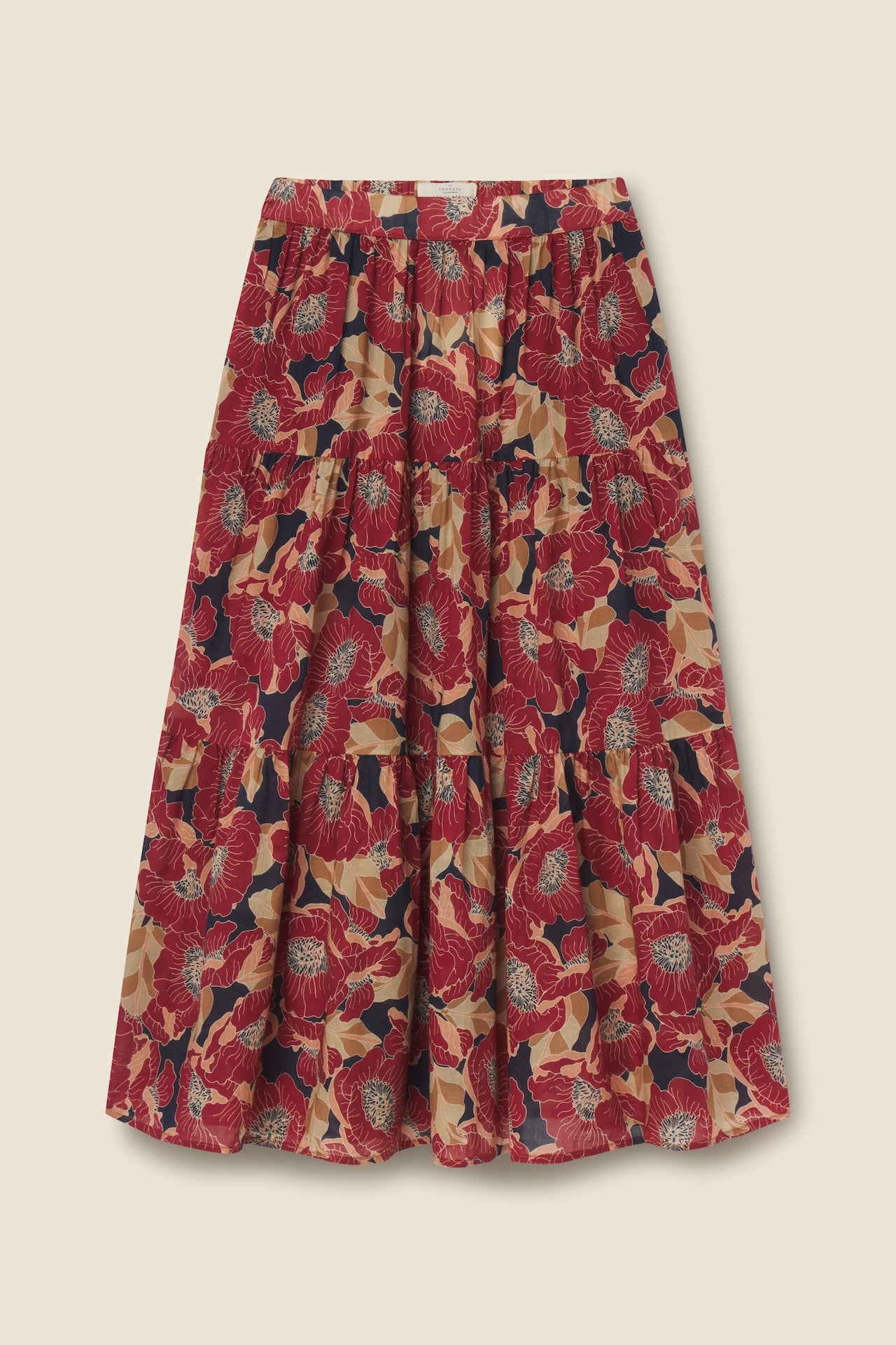 McKenna "C" Skirt Oleander Rouge