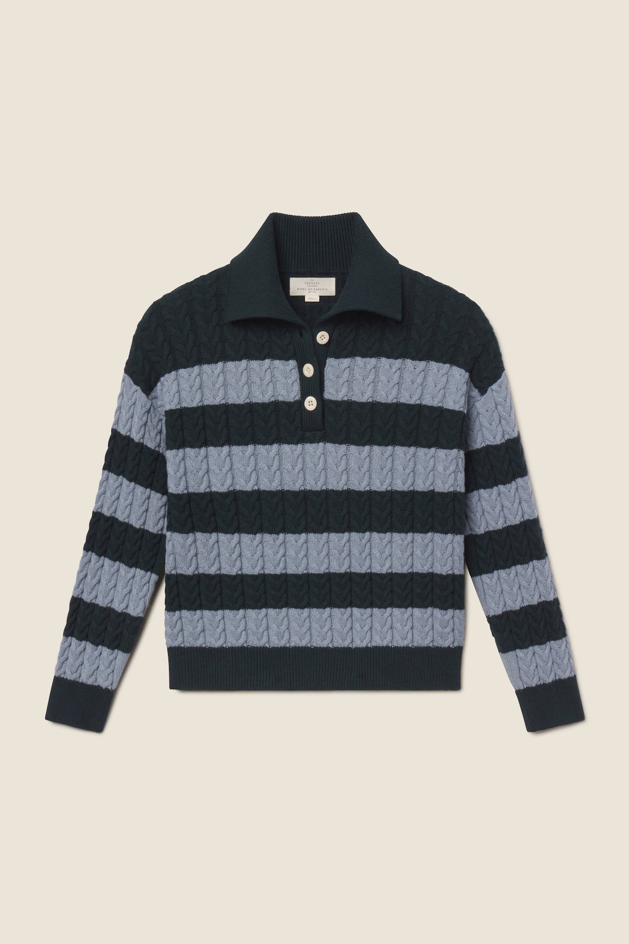 Shelby Sweater Green Stripe