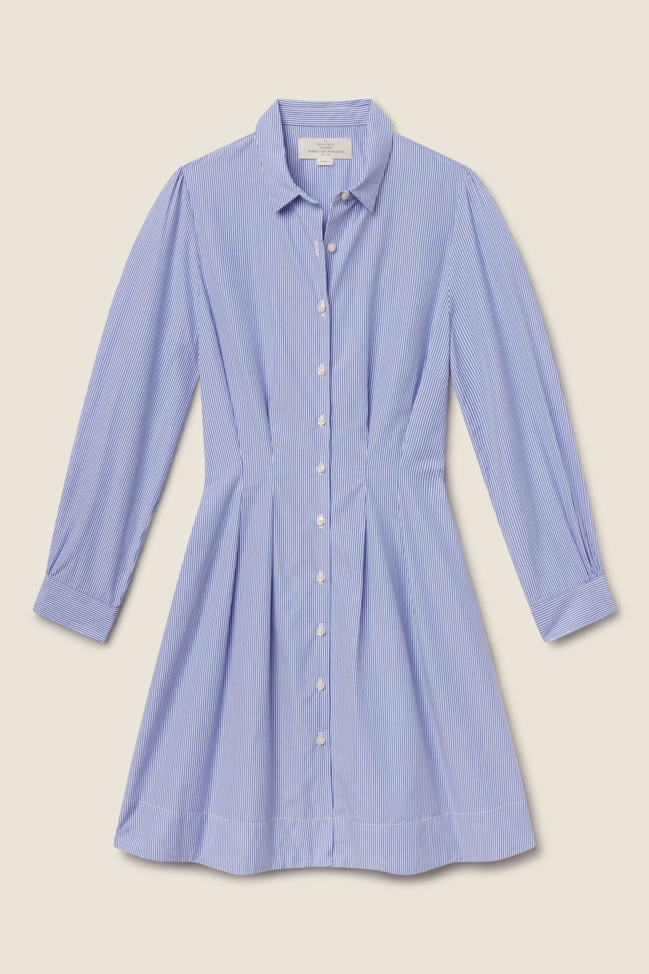 Lyra Dress Blue/White Stripe